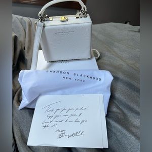 Brandon Blackwood white Kendrick mini trunk